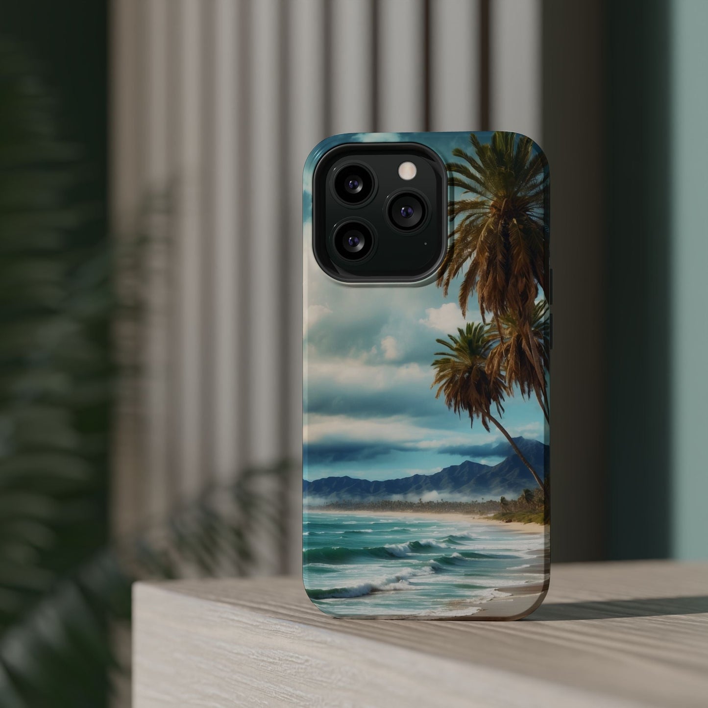 Tropical Escape Palm Beach - MagSafe iPhone Case - BOGO Cases