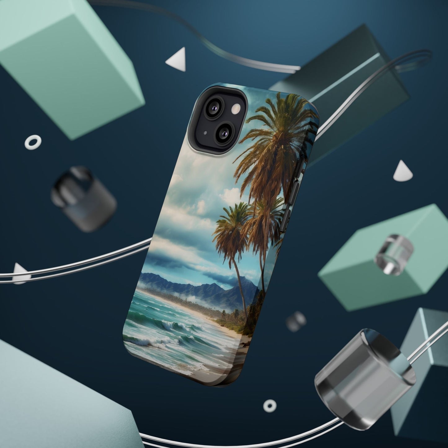 Tropical Escape Palm Beach - MagSafe iPhone Case - BOGO Cases