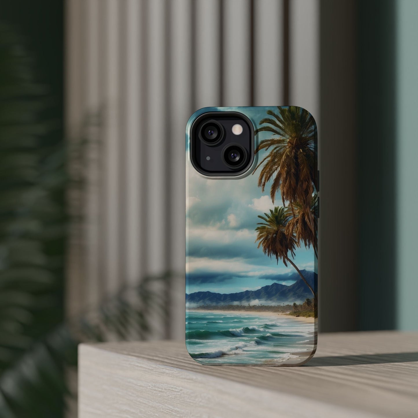 Tropical Escape Palm Beach - MagSafe iPhone Case - BOGO Cases