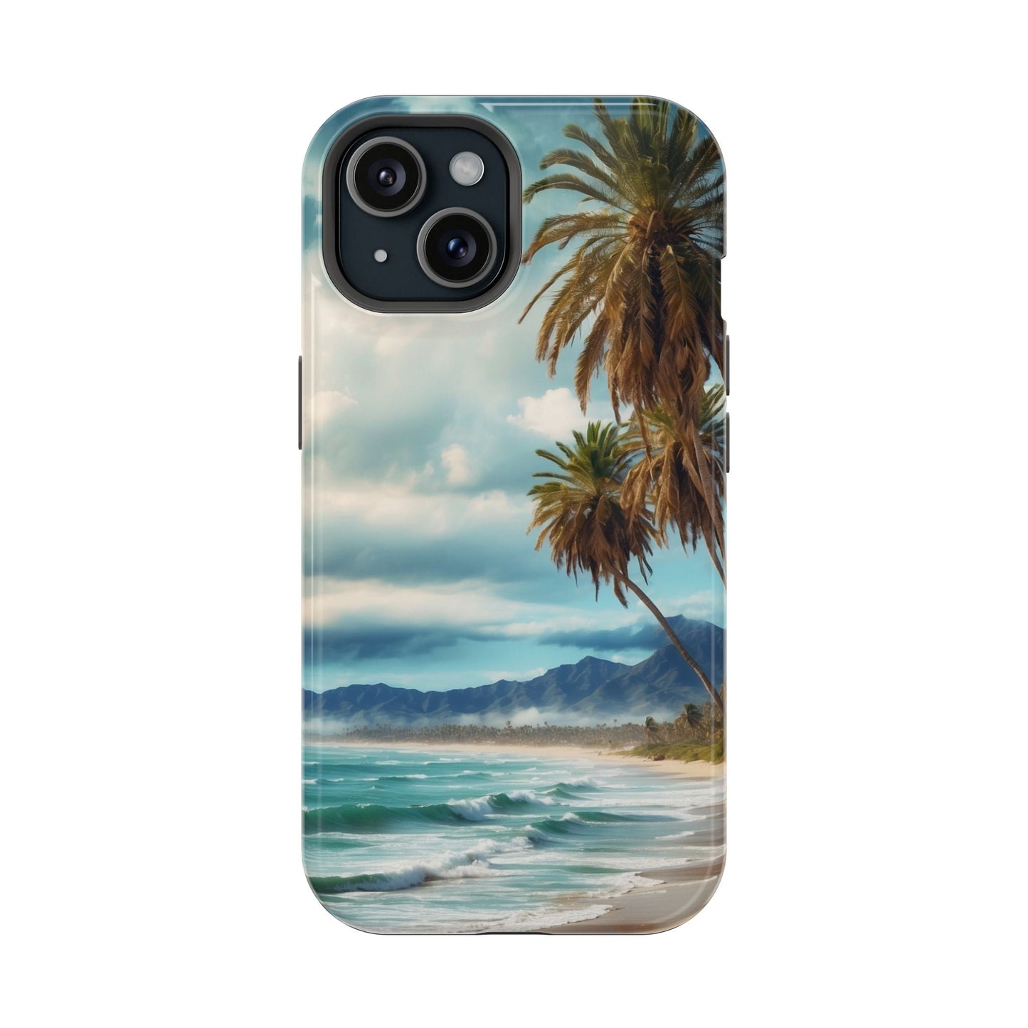 Tropical Escape Palm Beach - MagSafe iPhone Case - BOGO Cases