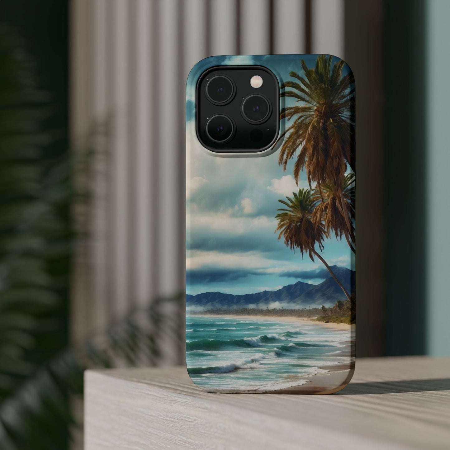 Tropical Escape Palm Beach - MagSafe iPhone Case - BOGO Cases