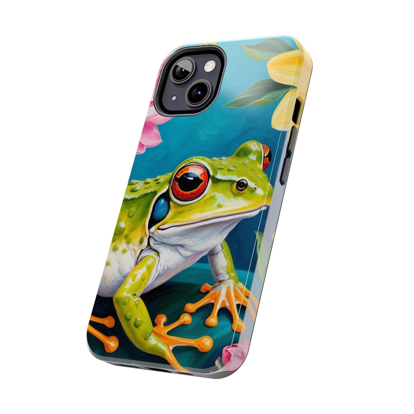 Tropical Frog & Bold Blooms - iPhone Series Case - BOGO Cases