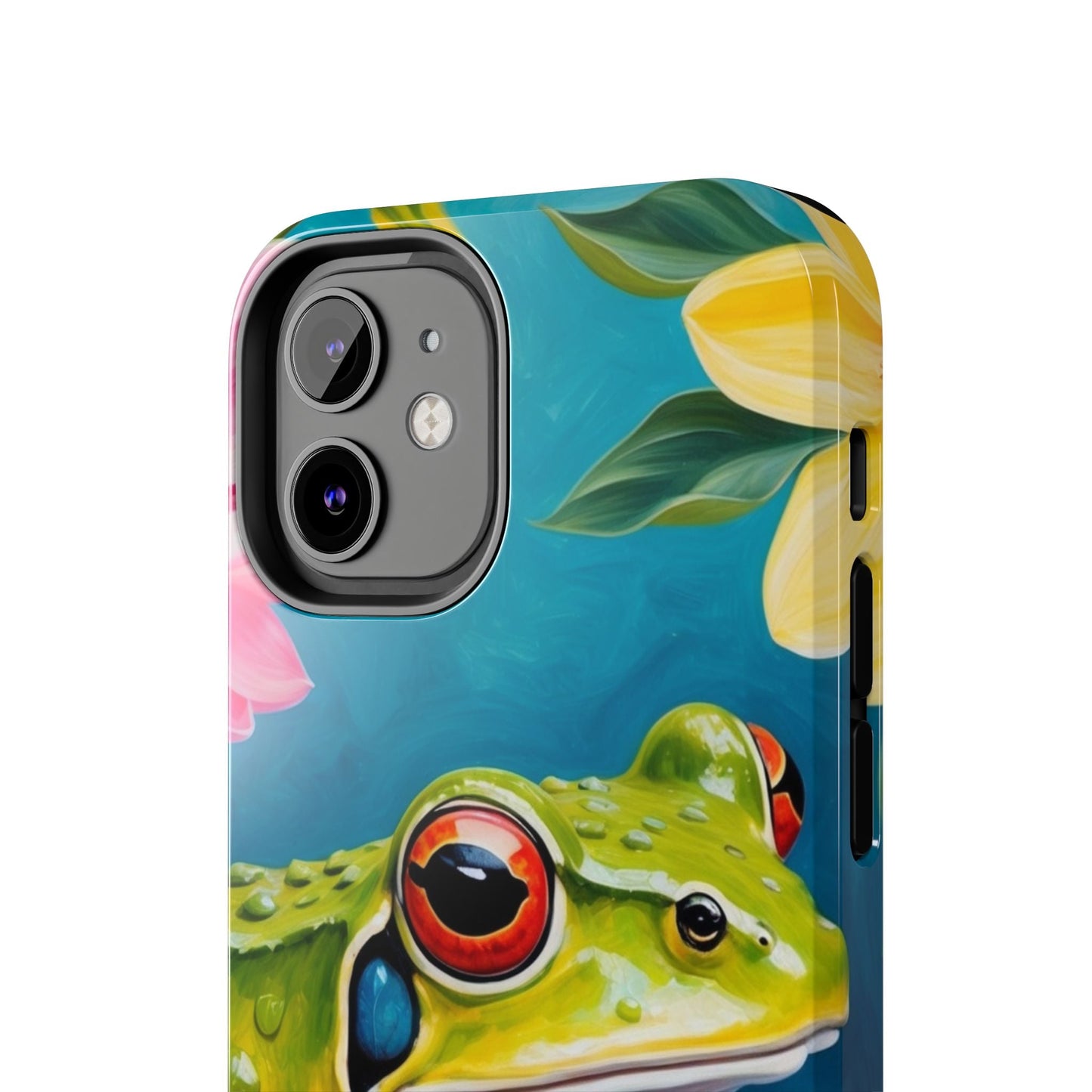 Tropical Frog & Bold Blooms - iPhone Series Case - BOGO Cases