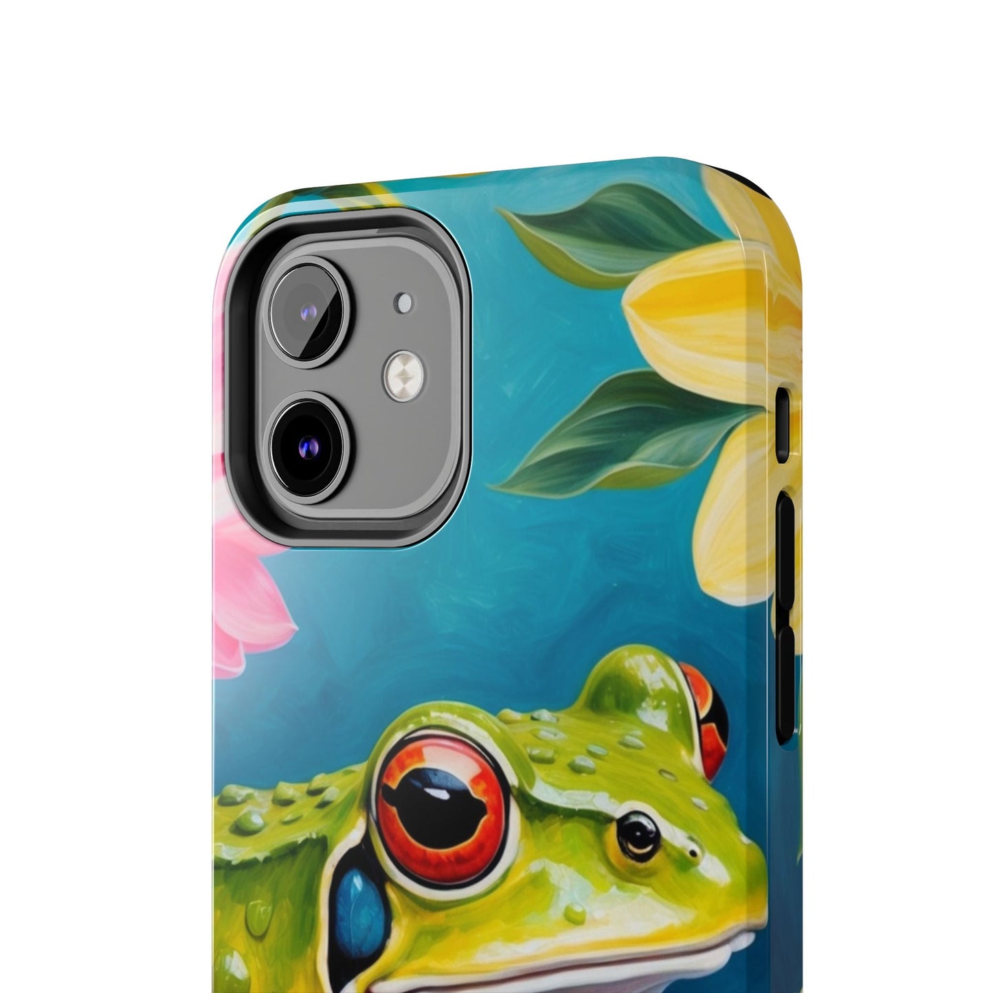 Tropical Frog & Bold Blooms - iPhone Series Case - BOGO Cases