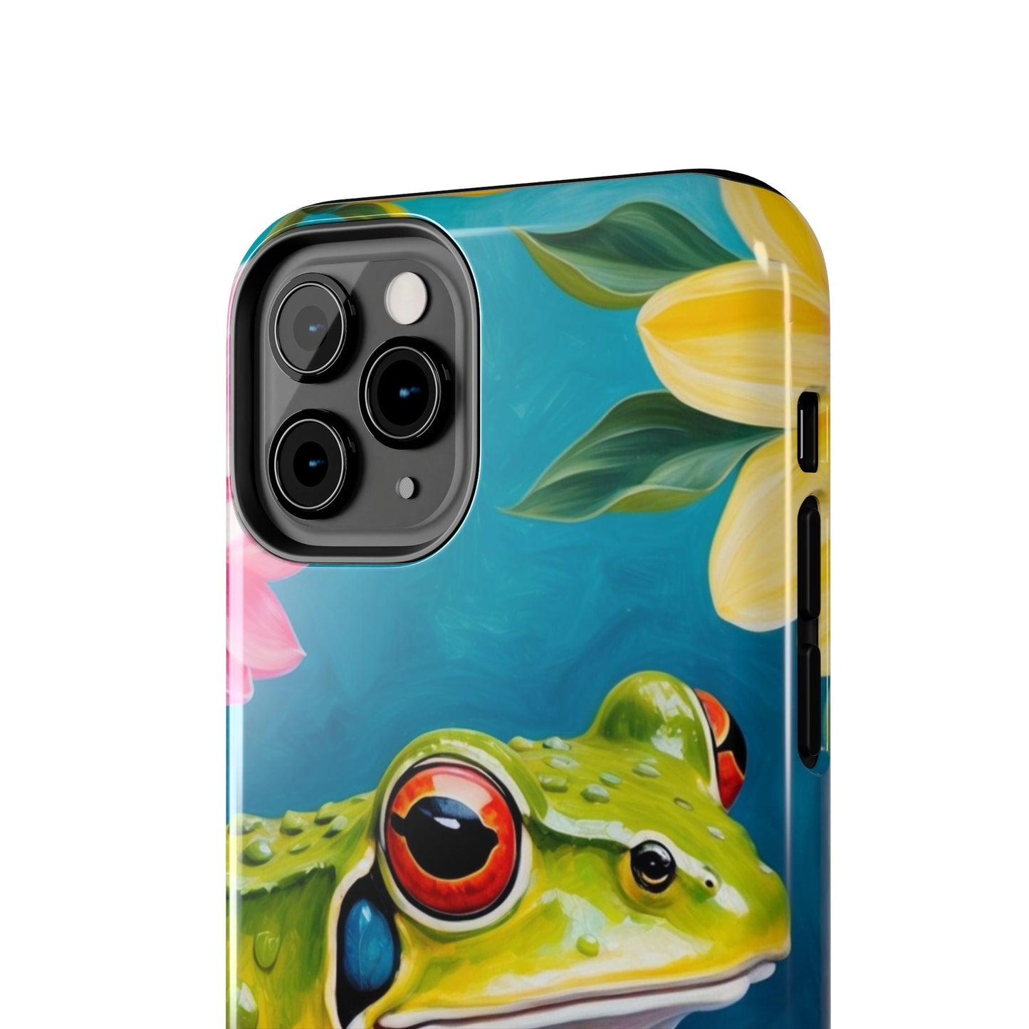 Tropical Frog & Bold Blooms - iPhone Series Case - BOGO Cases