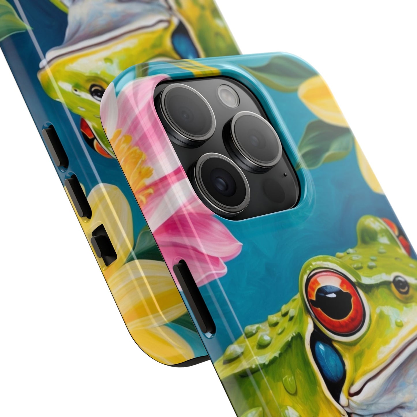 Tropical Frog & Bold Blooms - iPhone Series Case - BOGO Cases