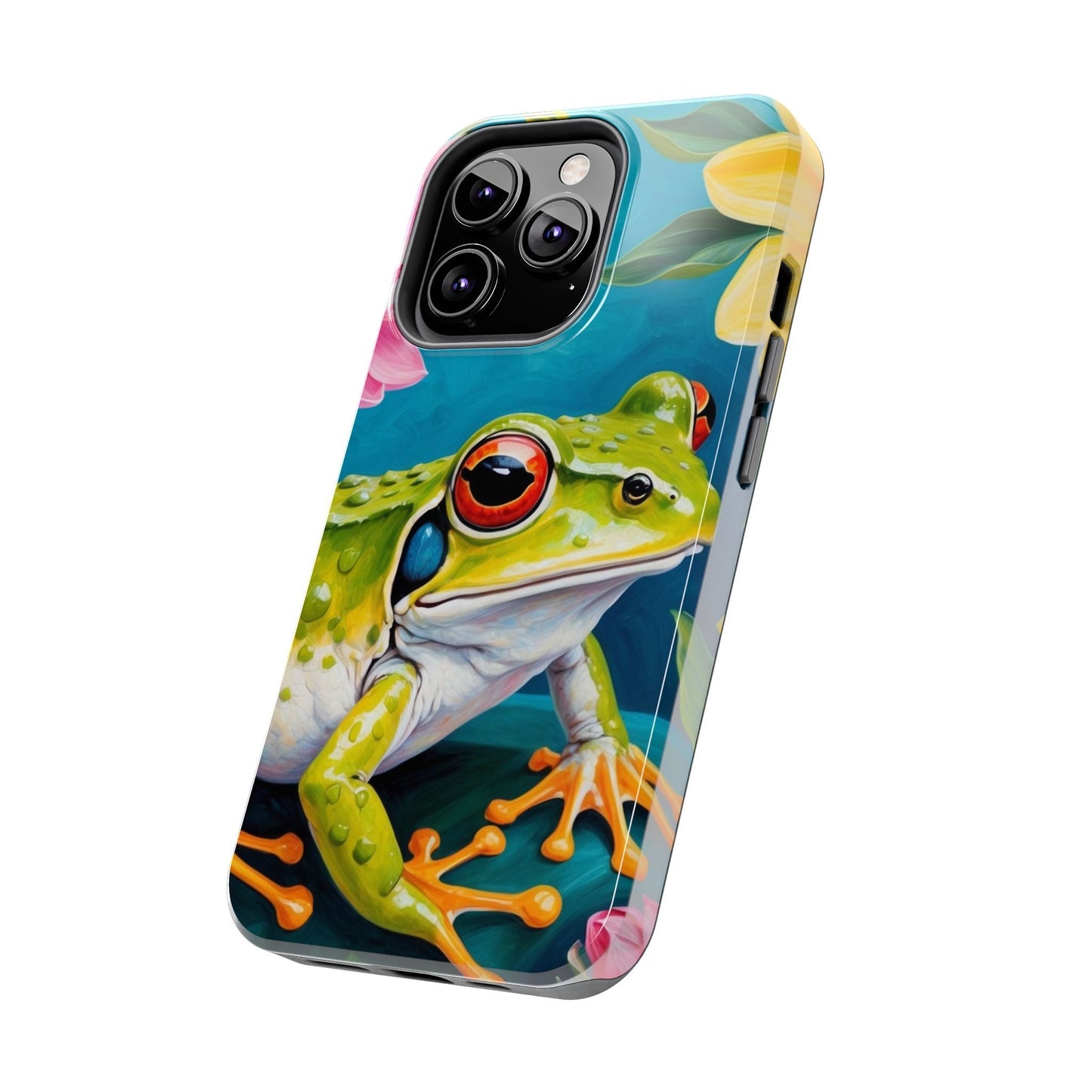 Tropical Frog & Bold Blooms - iPhone Series Case - BOGO Cases