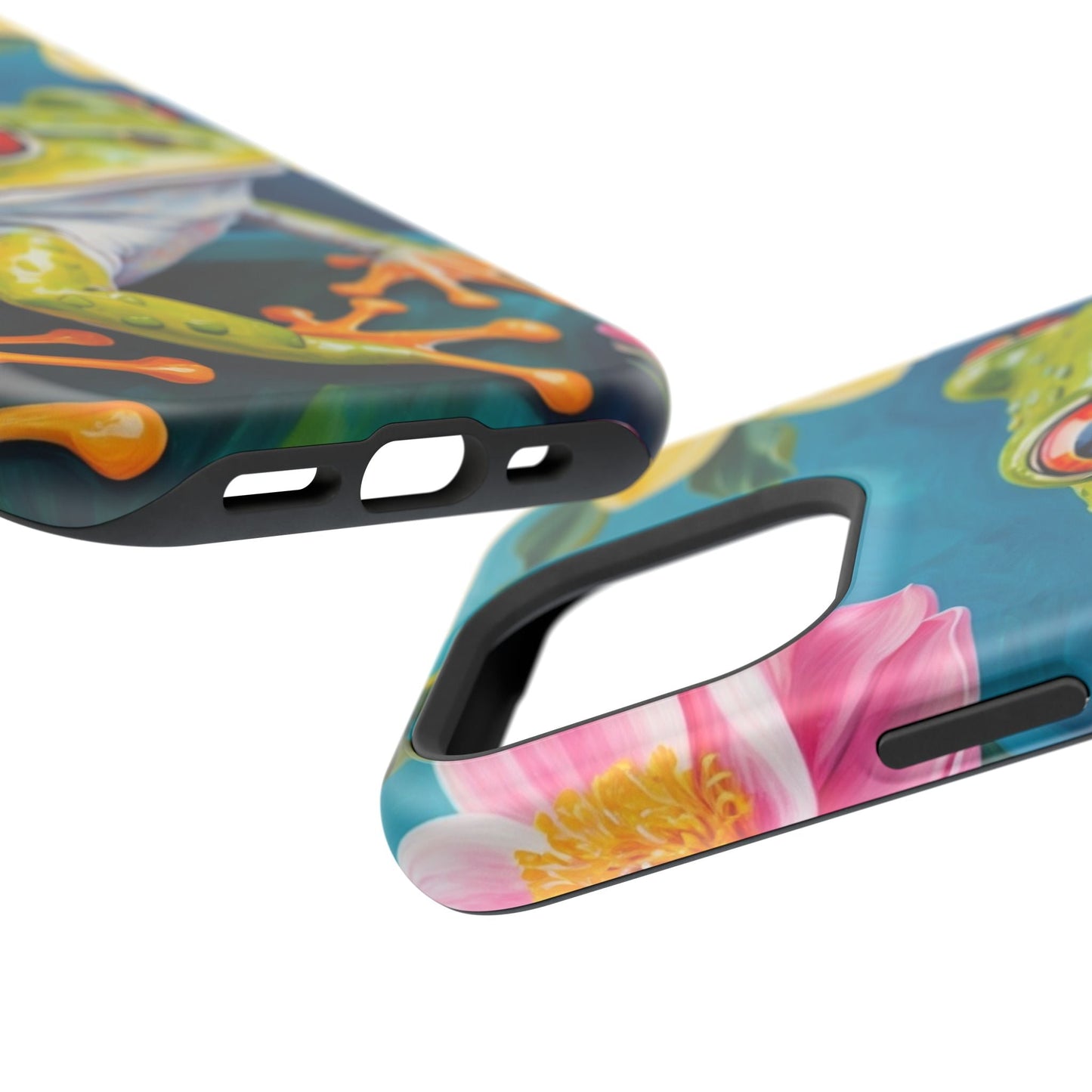 Tropical Frog & Bold Blooms - MagSafe iPhone Case - BOGO Cases