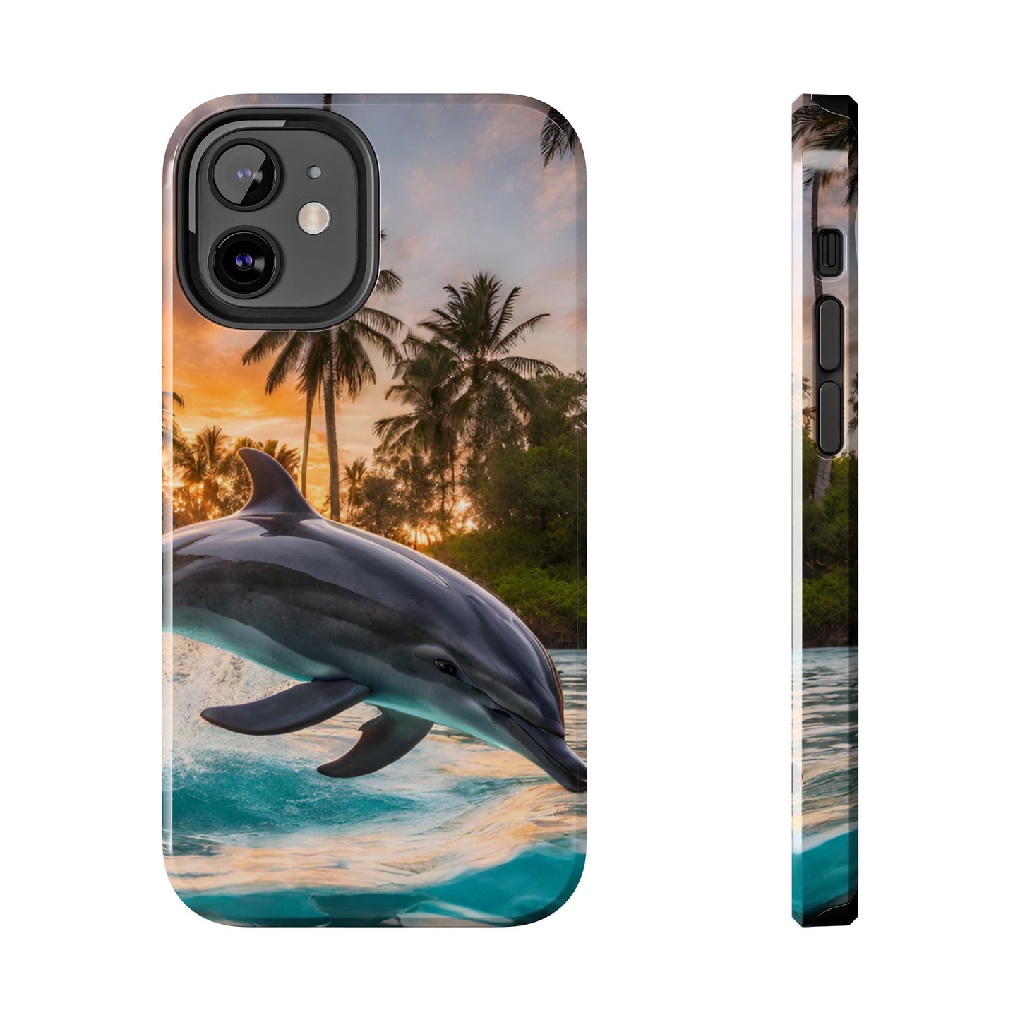 Tropical Paradise Dolphin - iPhone Series Case - BOGO Cases