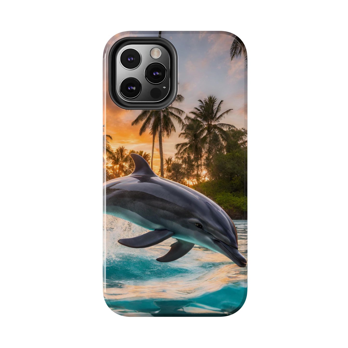 Tropical Paradise Dolphin - iPhone Series Case - BOGO Cases