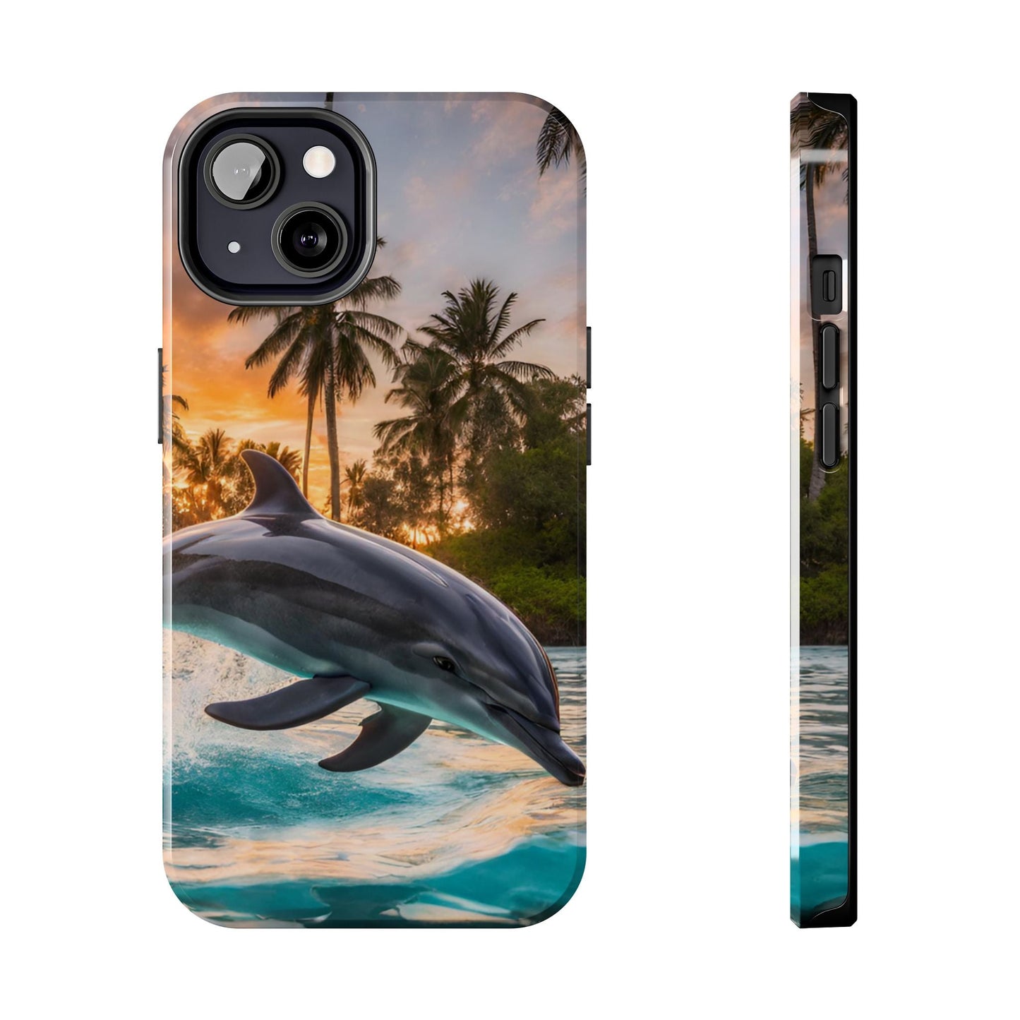 Tropical Paradise Dolphin - iPhone Series Case - BOGO Cases