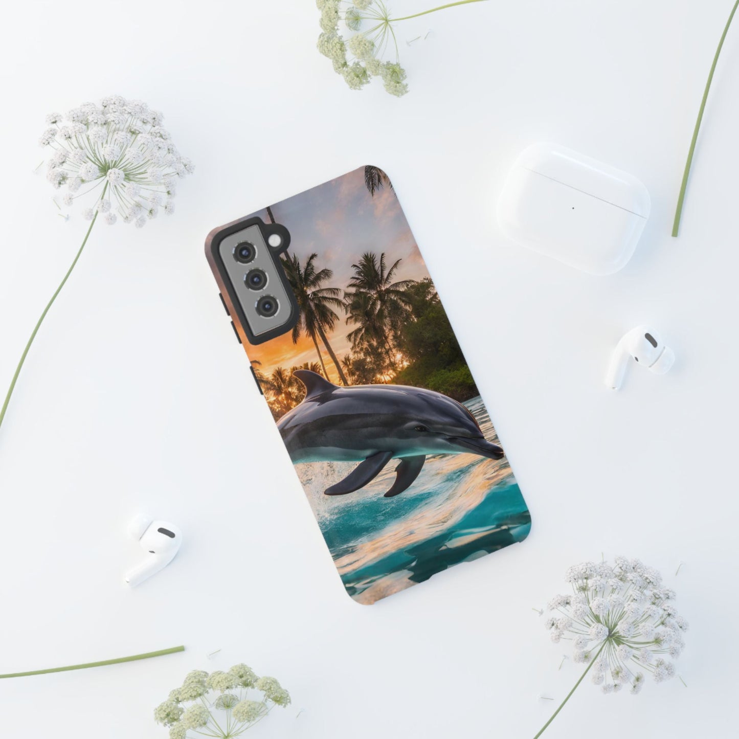 Tropical Paradise Dolphin - Samsung Galaxy Case - BOGO Cases