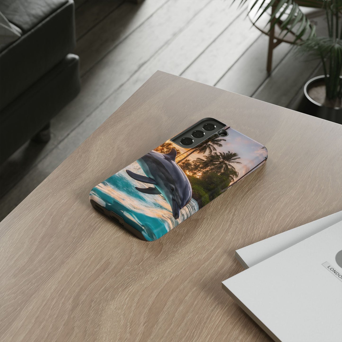 Tropical Paradise Dolphin - Samsung Galaxy Case - BOGO Cases