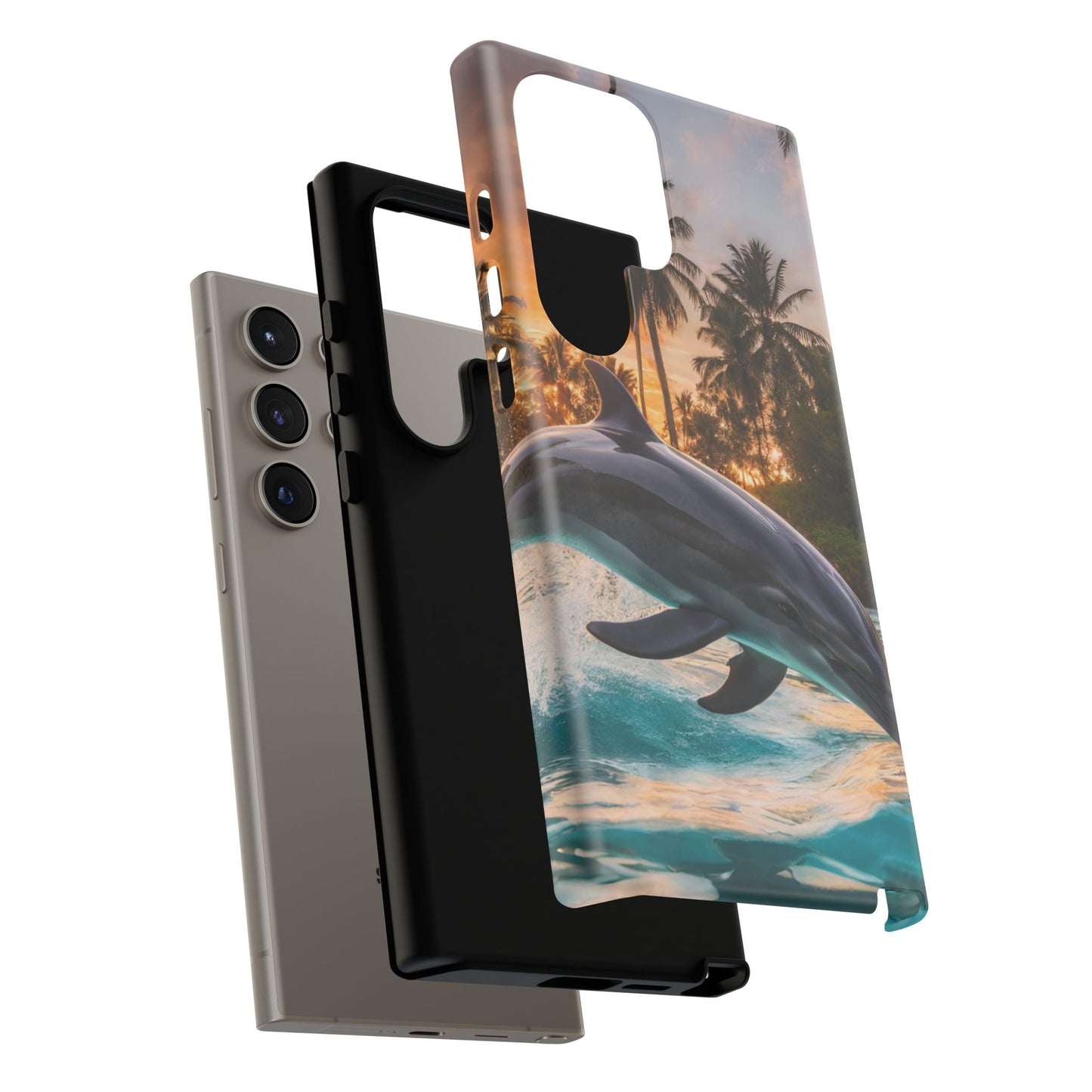 Tropical Paradise Dolphin - Samsung Galaxy Case - BOGO Cases