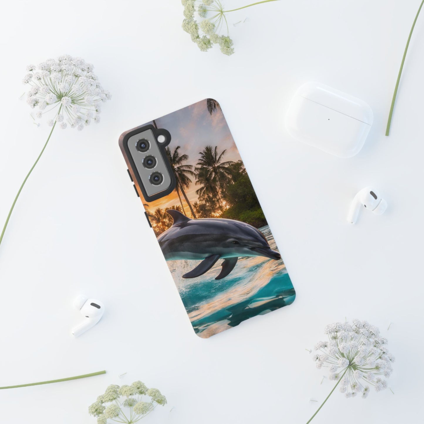 Tropical Paradise Dolphin - Samsung Galaxy Case - BOGO Cases