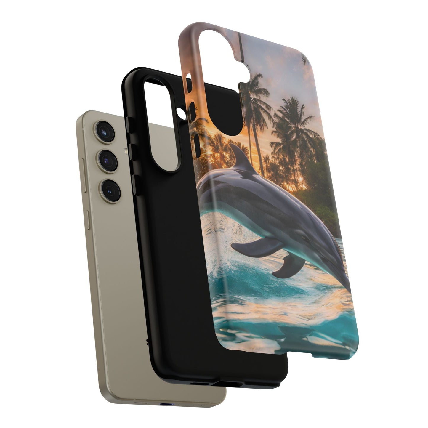 Tropical Paradise Dolphin - Samsung Galaxy Case - BOGO Cases