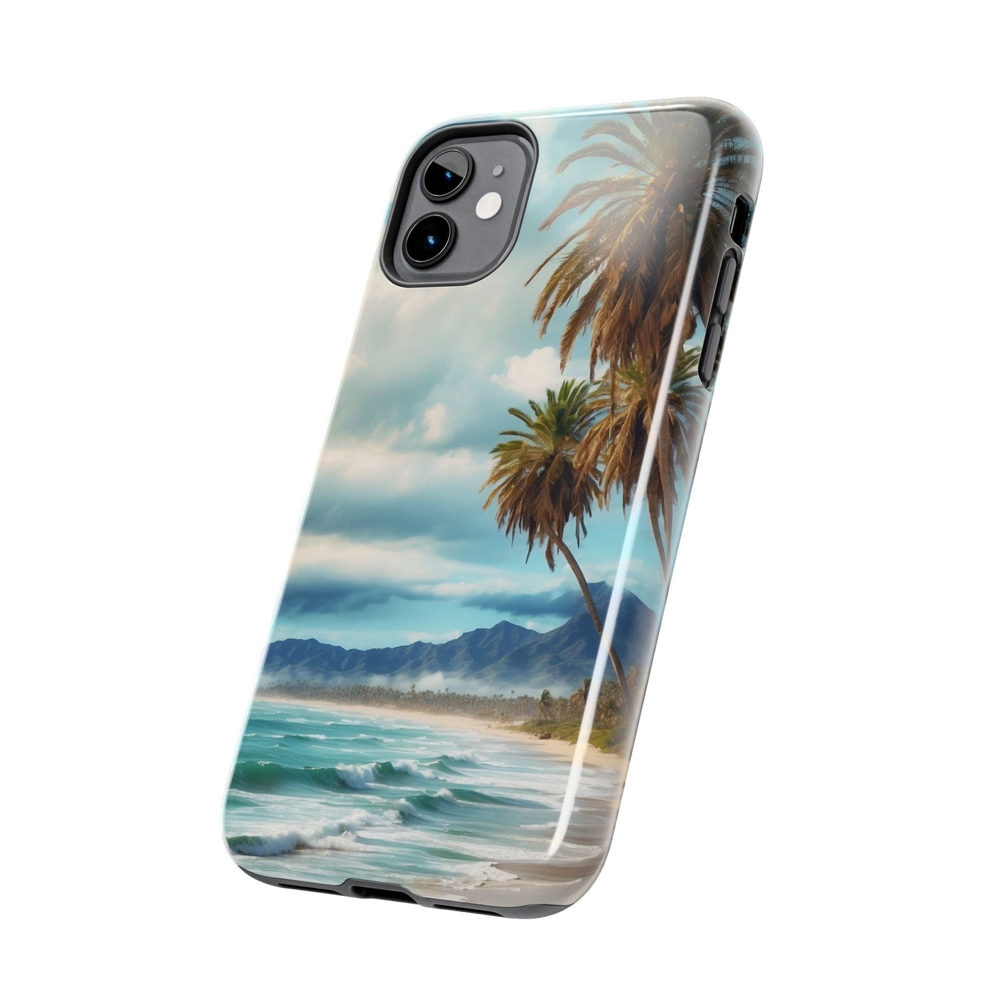 Tropical Paradise Palm Beach - iPhone Series Case - BOGO Cases