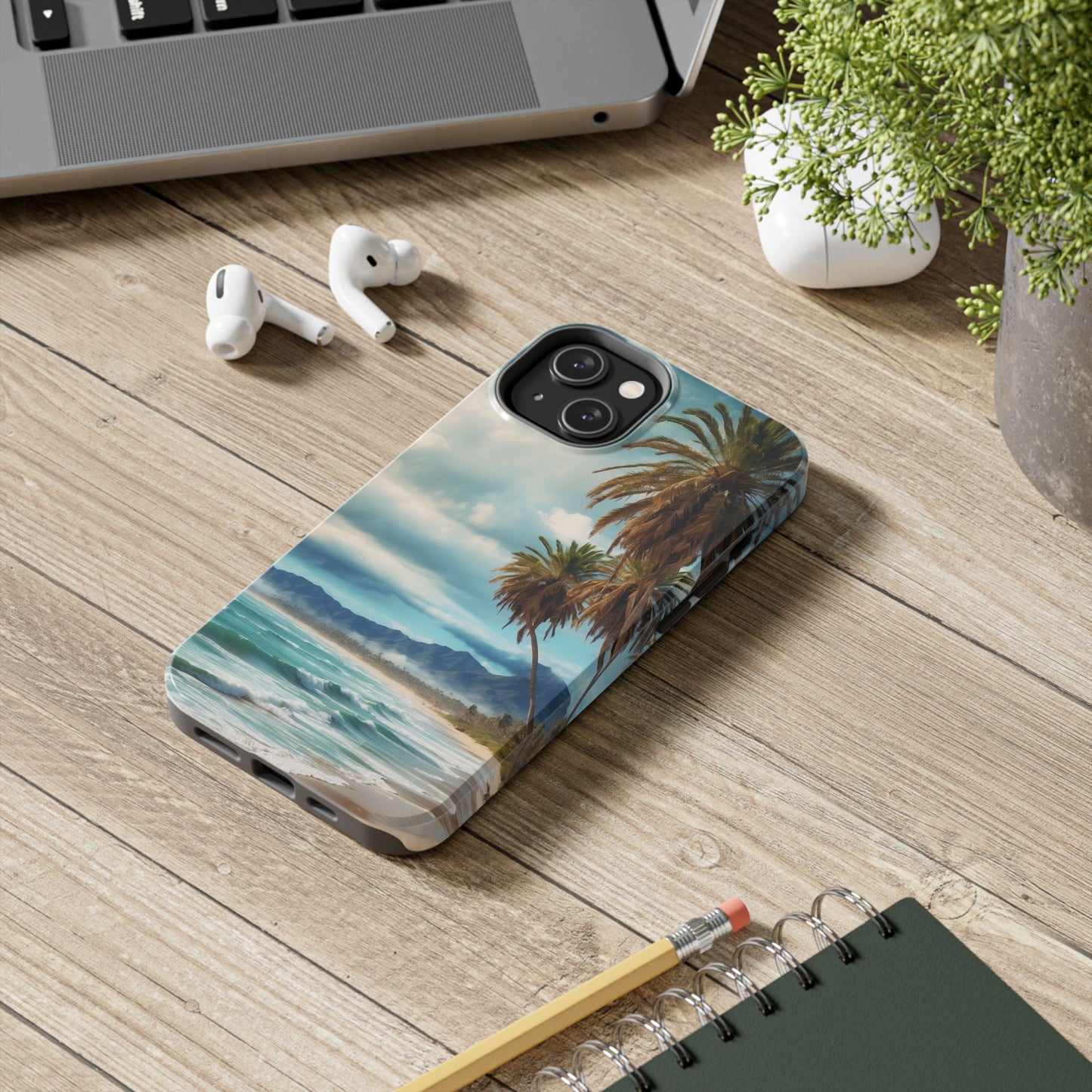 Tropical Paradise Palm Beach - iPhone Series Case - BOGO Cases