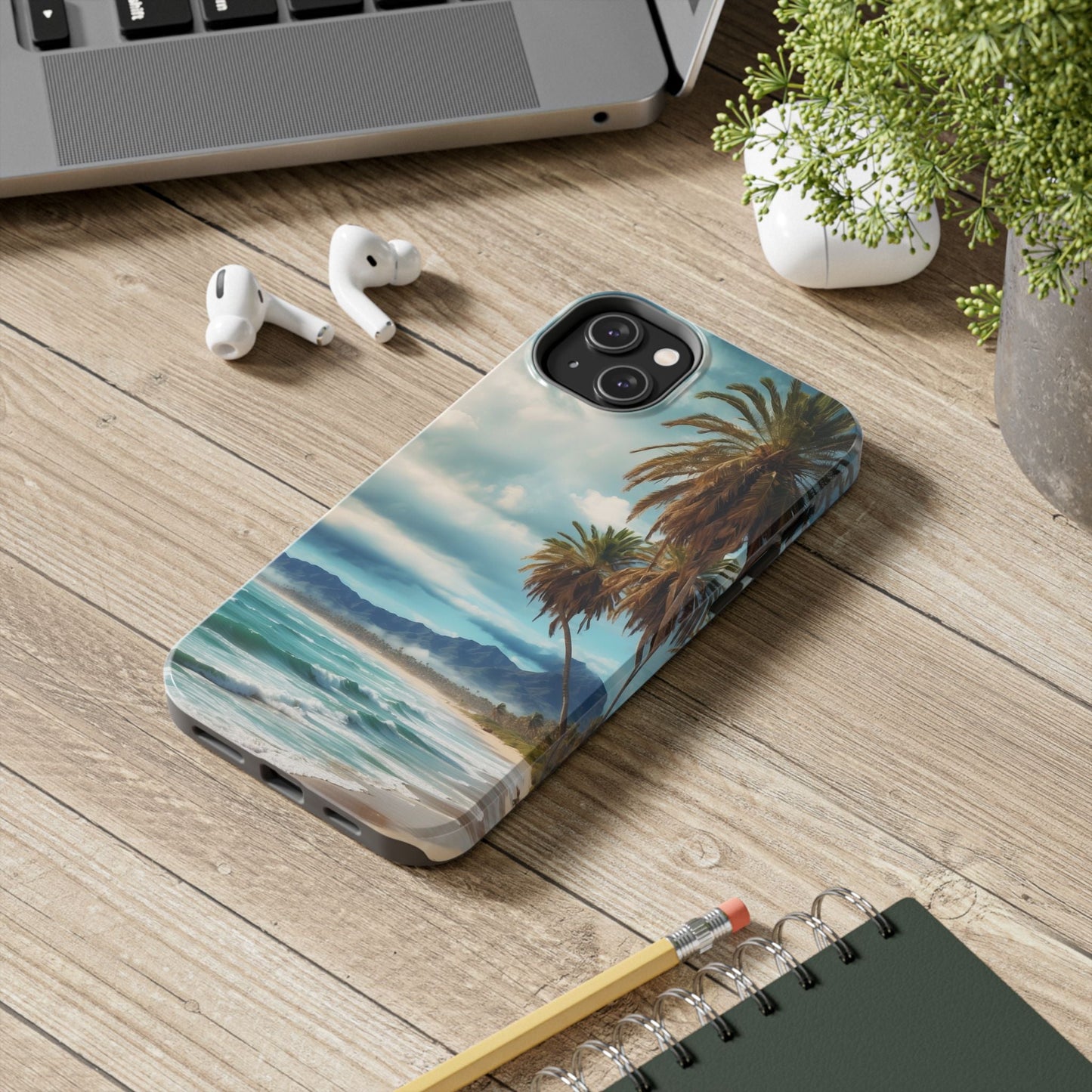Tropical Paradise Palm Beach - iPhone Series Case - BOGO Cases