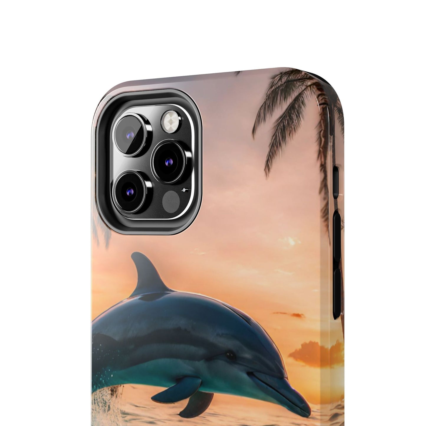 Tropical Sunset Dolphin - iPhone Series Case - BOGO Cases
