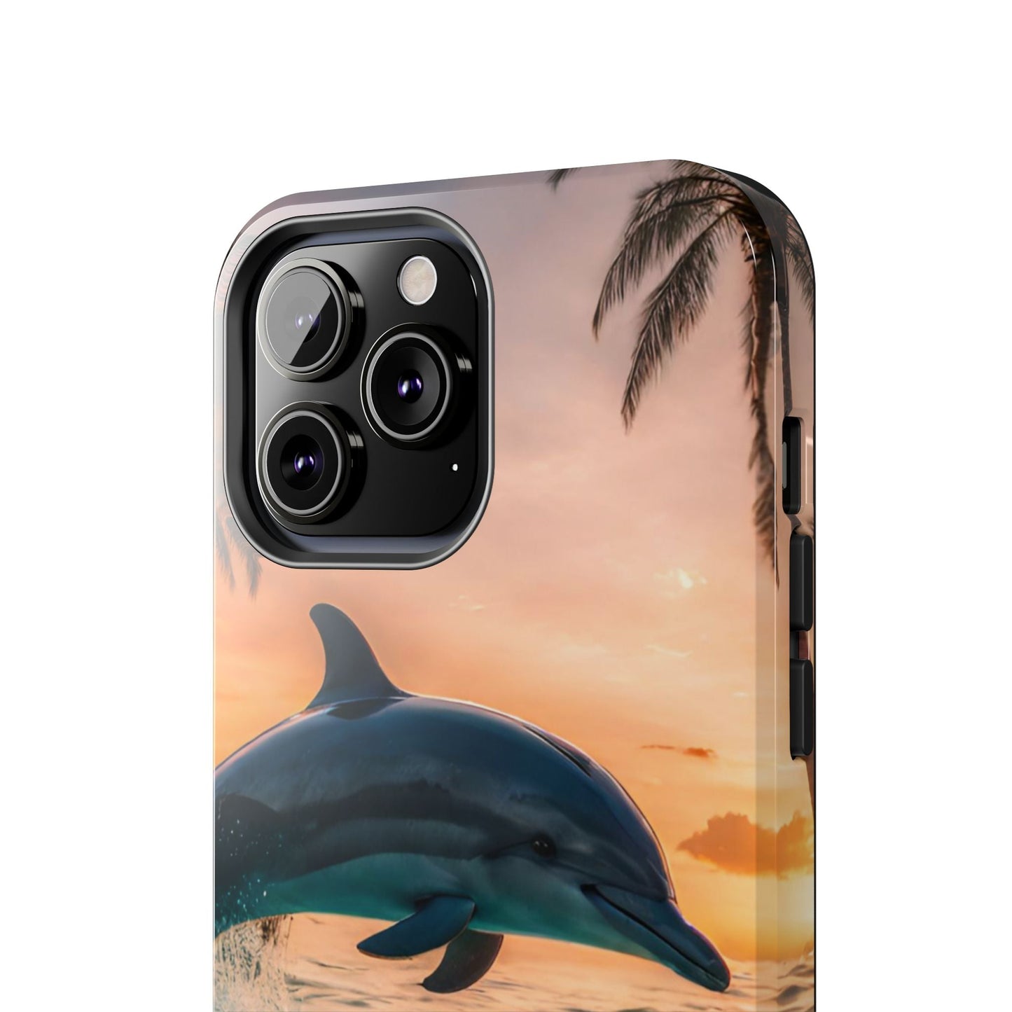 Tropical Sunset Dolphin - iPhone Series Case - BOGO Cases