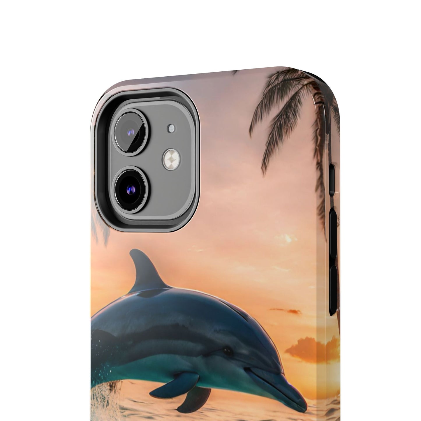 Tropical Sunset Dolphin - iPhone Series Case - BOGO Cases