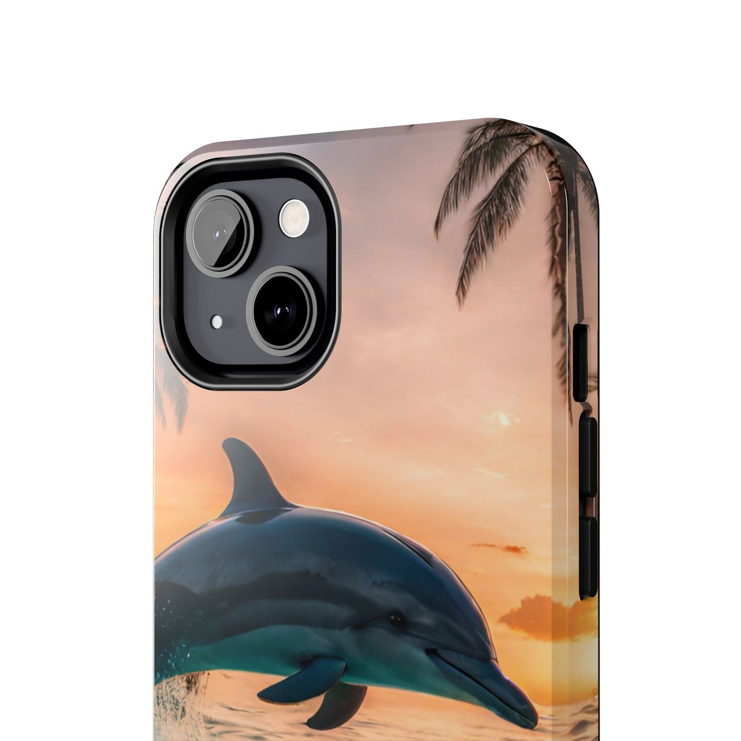Tropical Sunset Dolphin - iPhone Series Case - BOGO Cases
