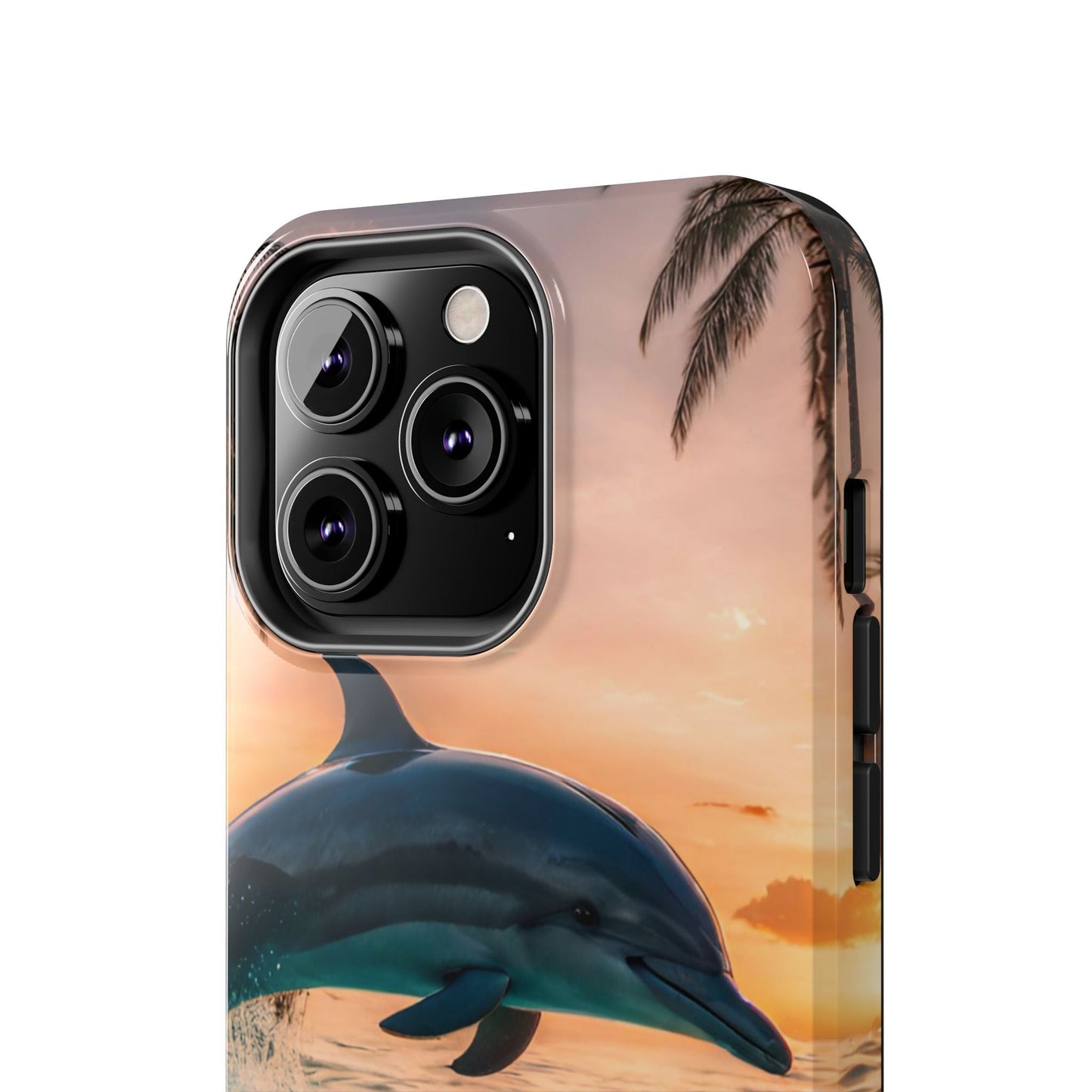 Tropical Sunset Dolphin - iPhone Series Case - BOGO Cases