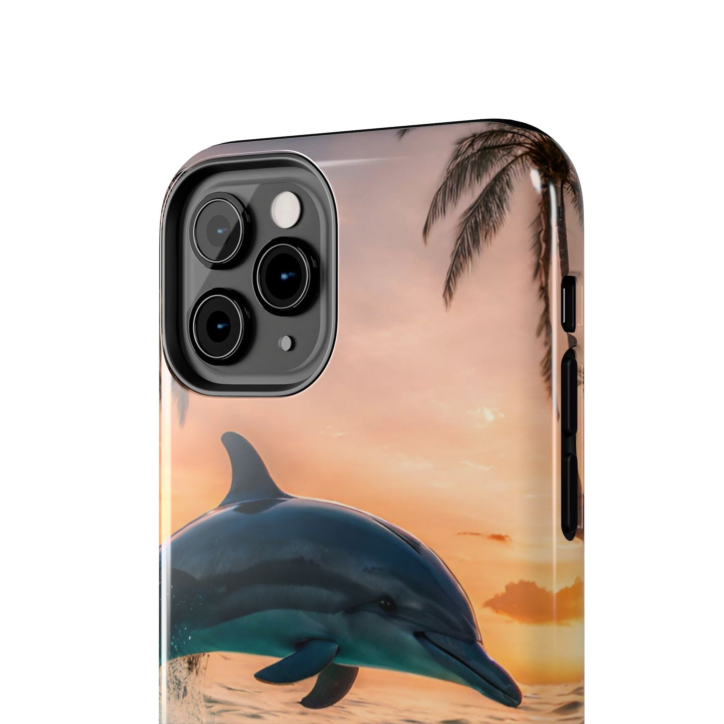Tropical Sunset Dolphin - iPhone Series Case - BOGO Cases