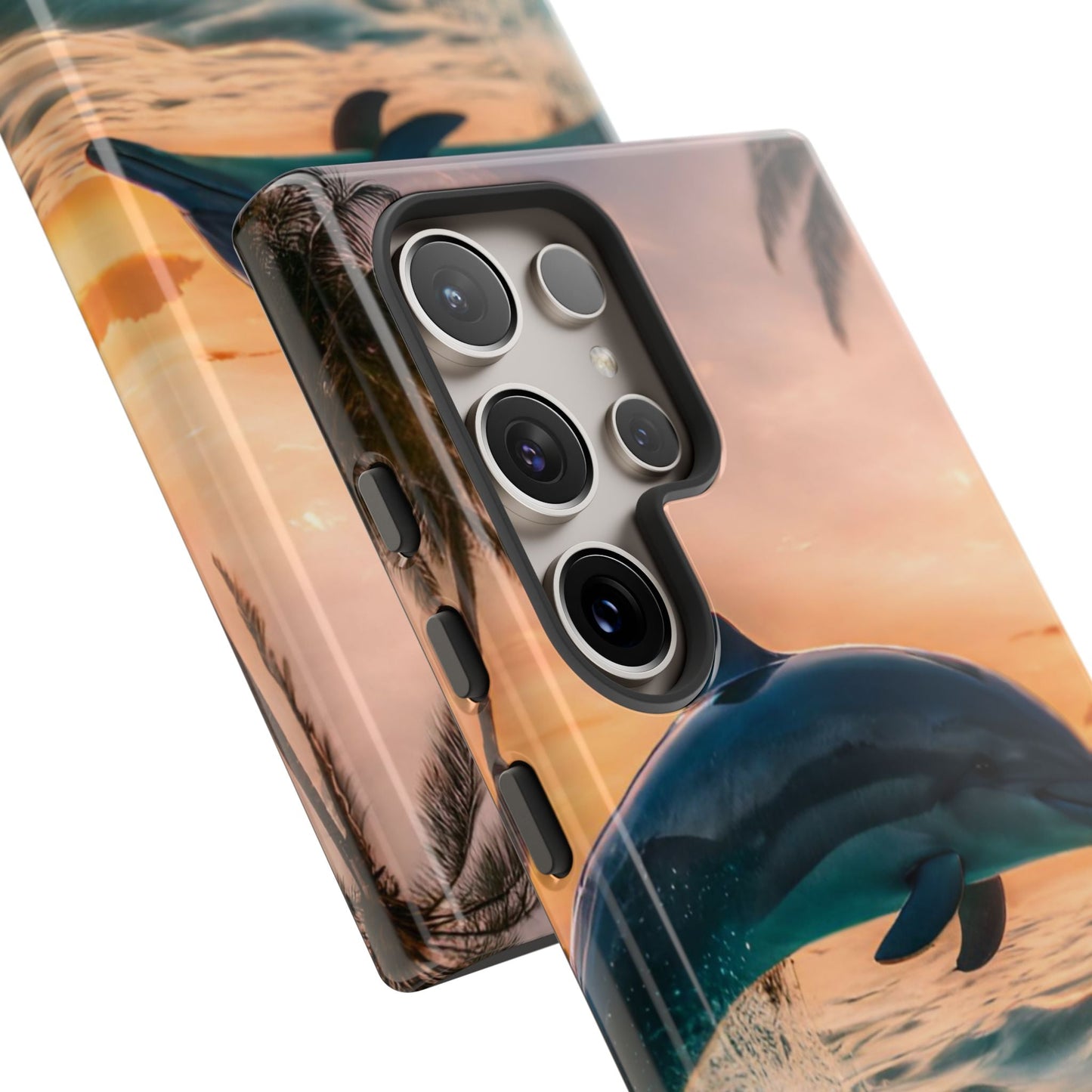 Tropical Sunset Dolphin - Samsung Galaxy Case - BOGO Cases
