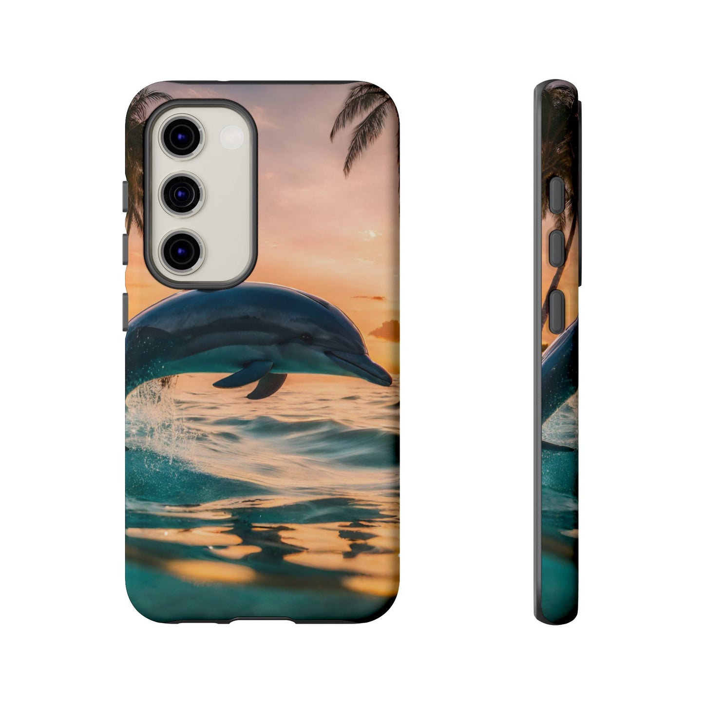 Tropical Sunset Dolphin - Samsung Galaxy Case - BOGO Cases