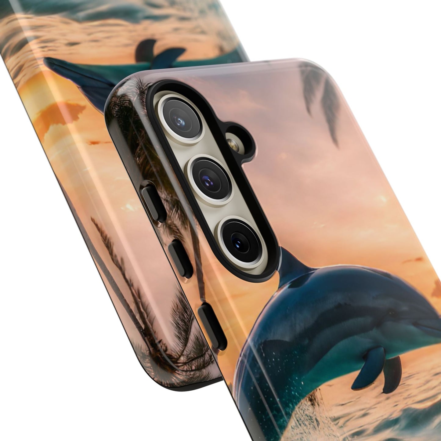 Tropical Sunset Dolphin - Samsung Galaxy Case - BOGO Cases