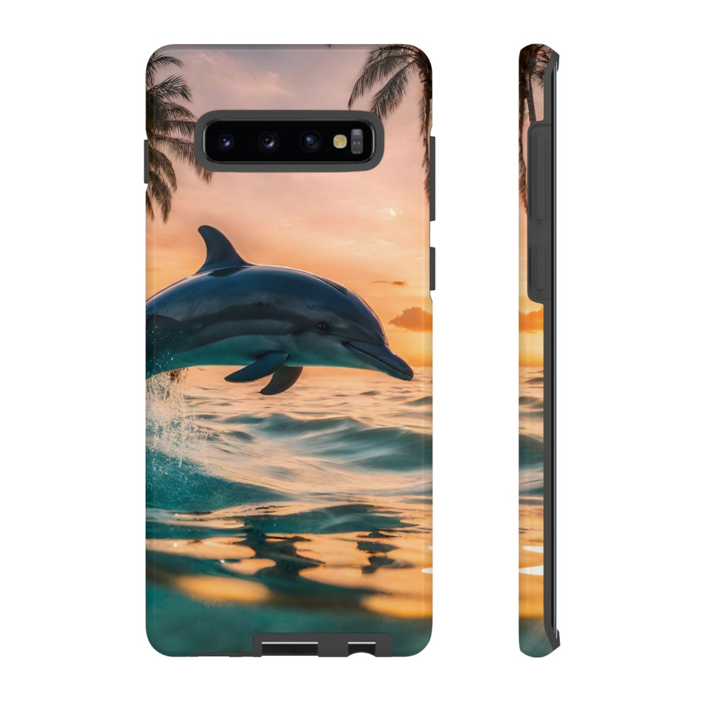 Tropical Sunset Dolphin - Samsung Galaxy Case - BOGO Cases