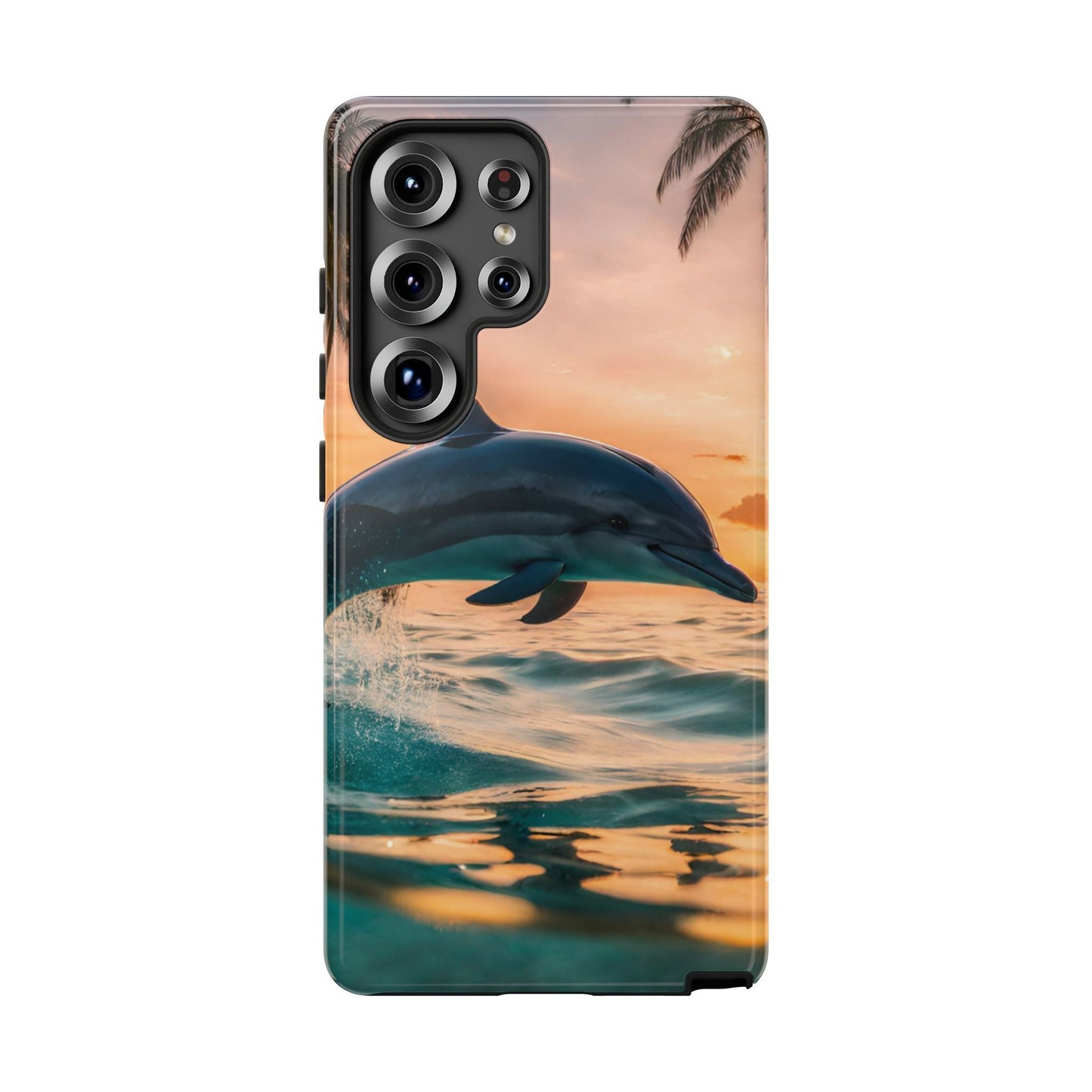 Tropical Sunset Dolphin - Samsung Galaxy Case - BOGO Cases