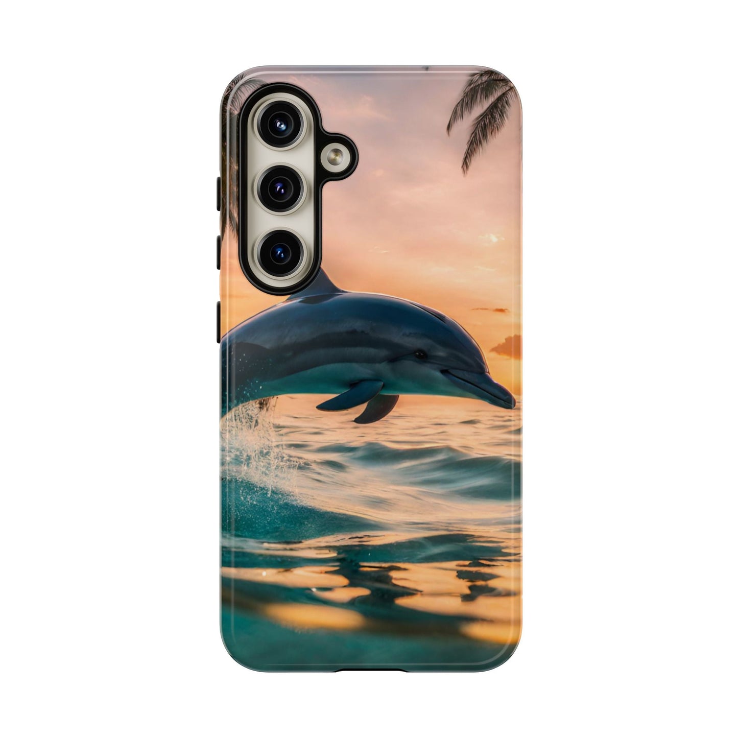 Tropical Sunset Dolphin - Samsung Galaxy Case - BOGO Cases