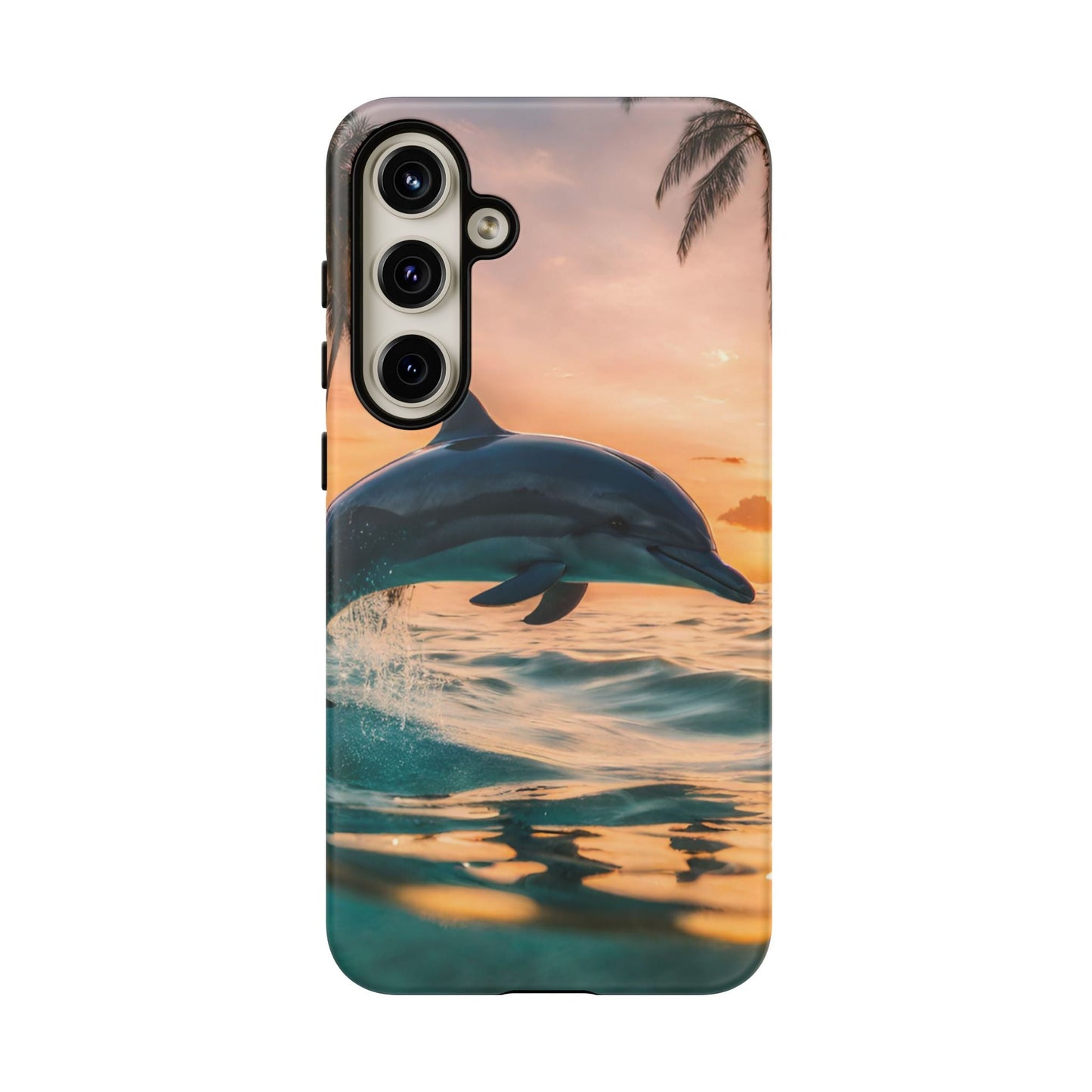 Tropical Sunset Dolphin - Samsung Galaxy Case - BOGO Cases