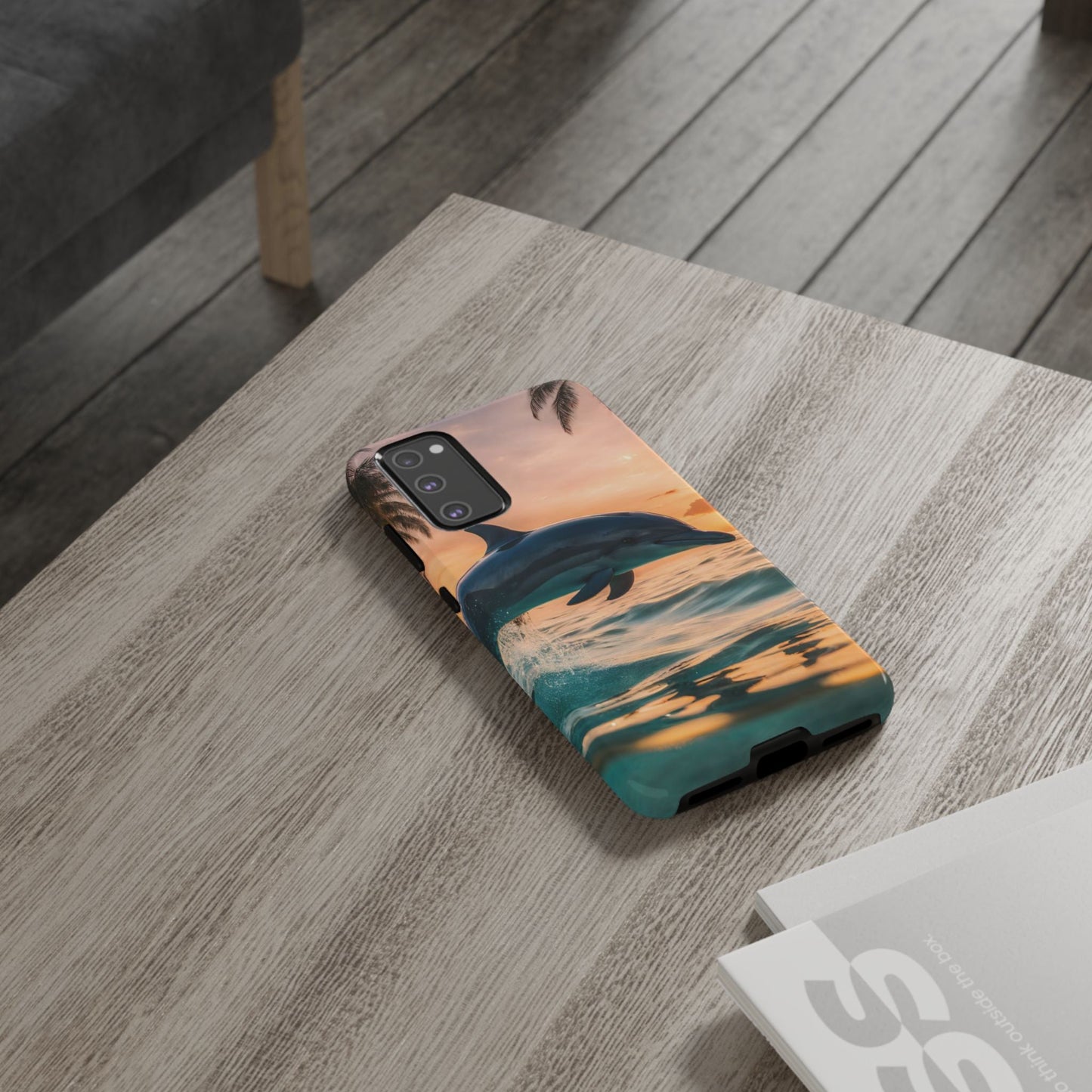 Tropical Sunset Dolphin - Samsung Galaxy Case - BOGO Cases