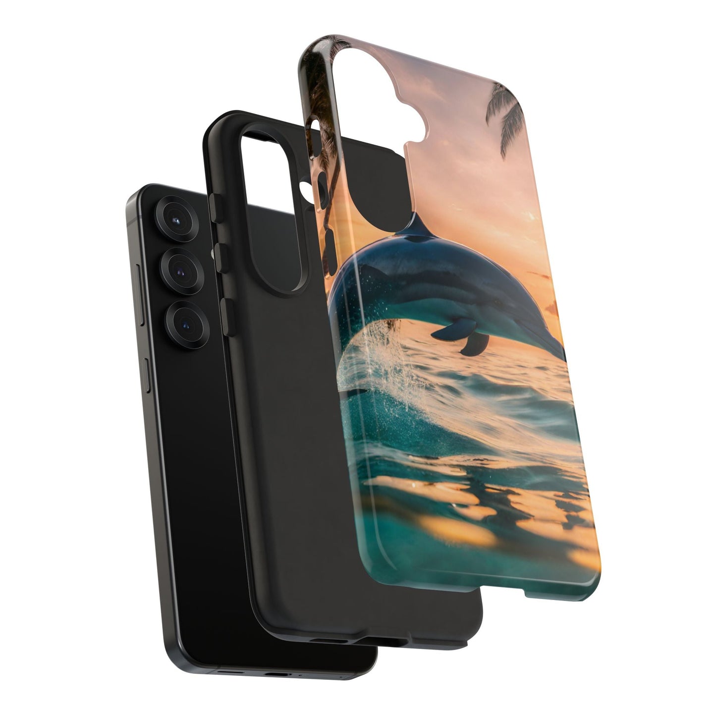 Tropical Sunset Dolphin - Samsung Galaxy Case - BOGO Cases