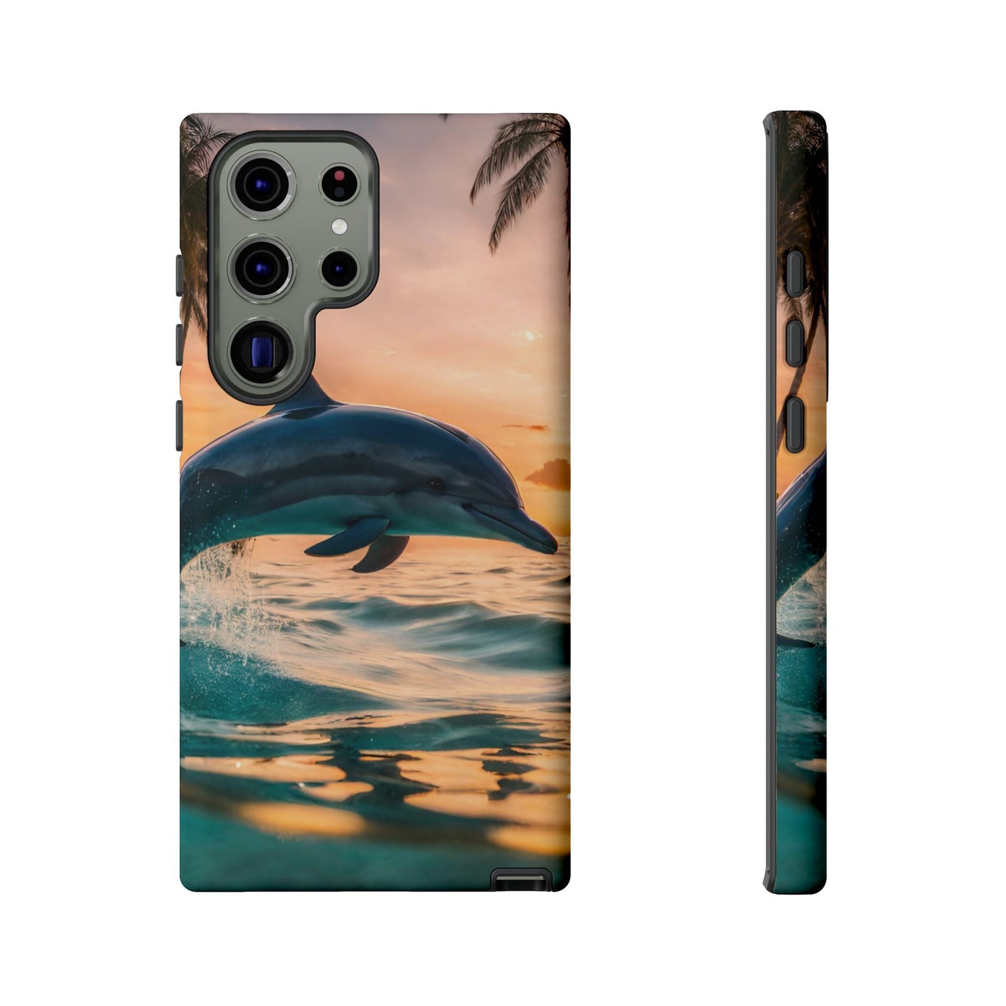 Tropical Sunset Dolphin - Samsung Galaxy Case - BOGO Cases