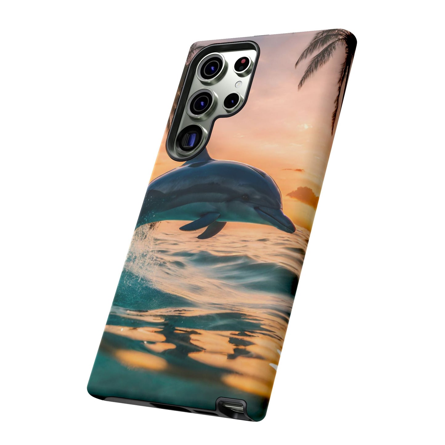 Tropical Sunset Dolphin - Samsung Galaxy Case - BOGO Cases