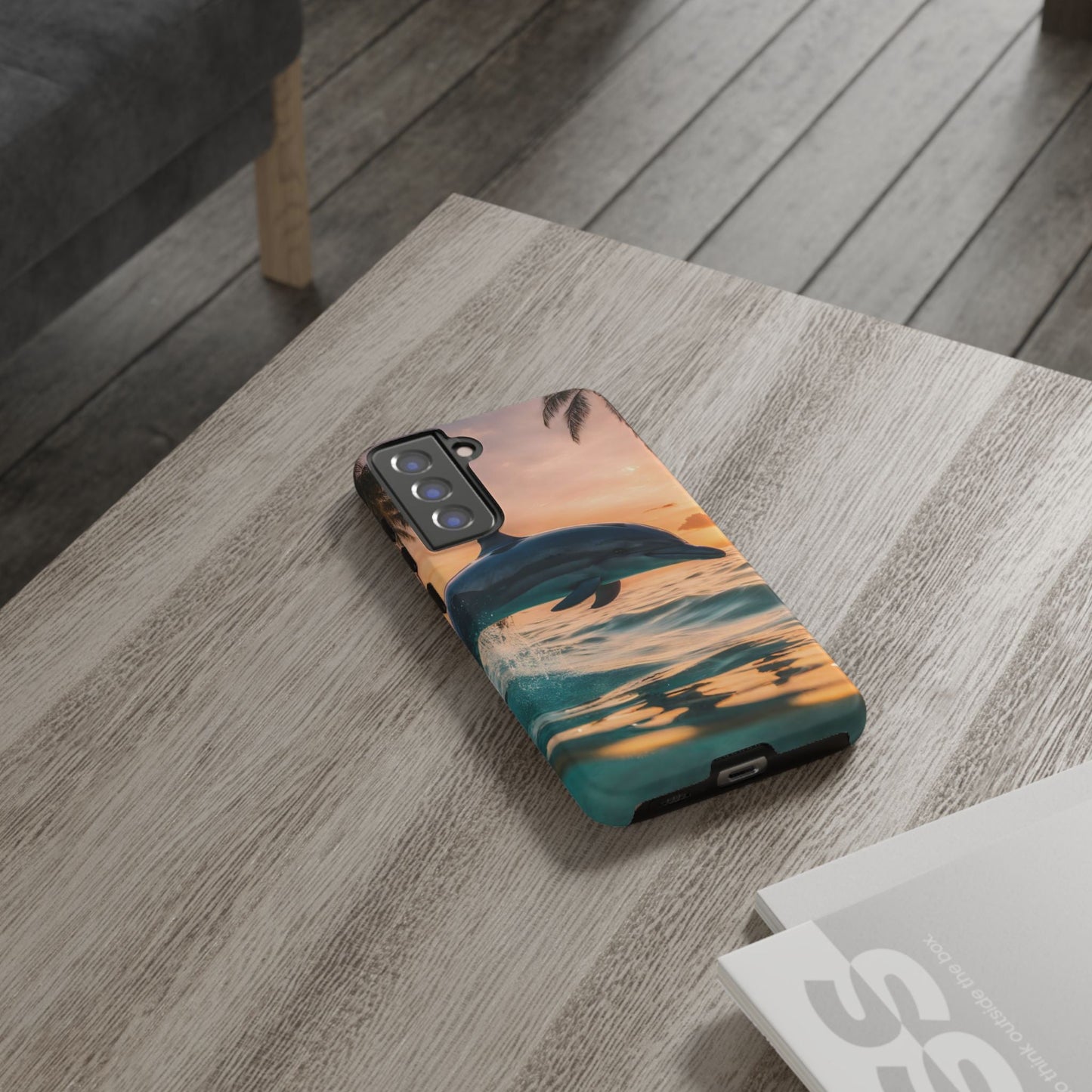 Tropical Sunset Dolphin - Samsung Galaxy Case - BOGO Cases