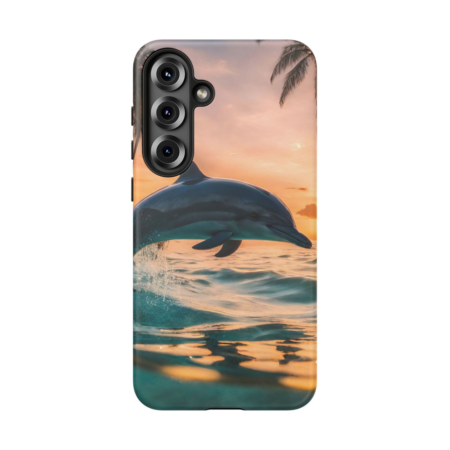 Tropical Sunset Dolphin - Samsung Galaxy Case - BOGO Cases