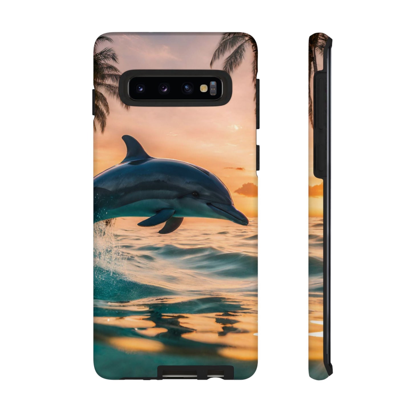 Tropical Sunset Dolphin - Samsung Galaxy Case - BOGO Cases
