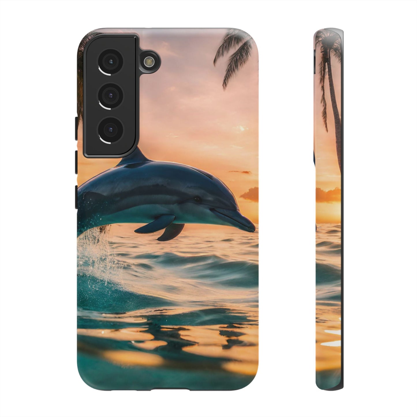 Tropical Sunset Dolphin - Samsung Galaxy Case - BOGO Cases