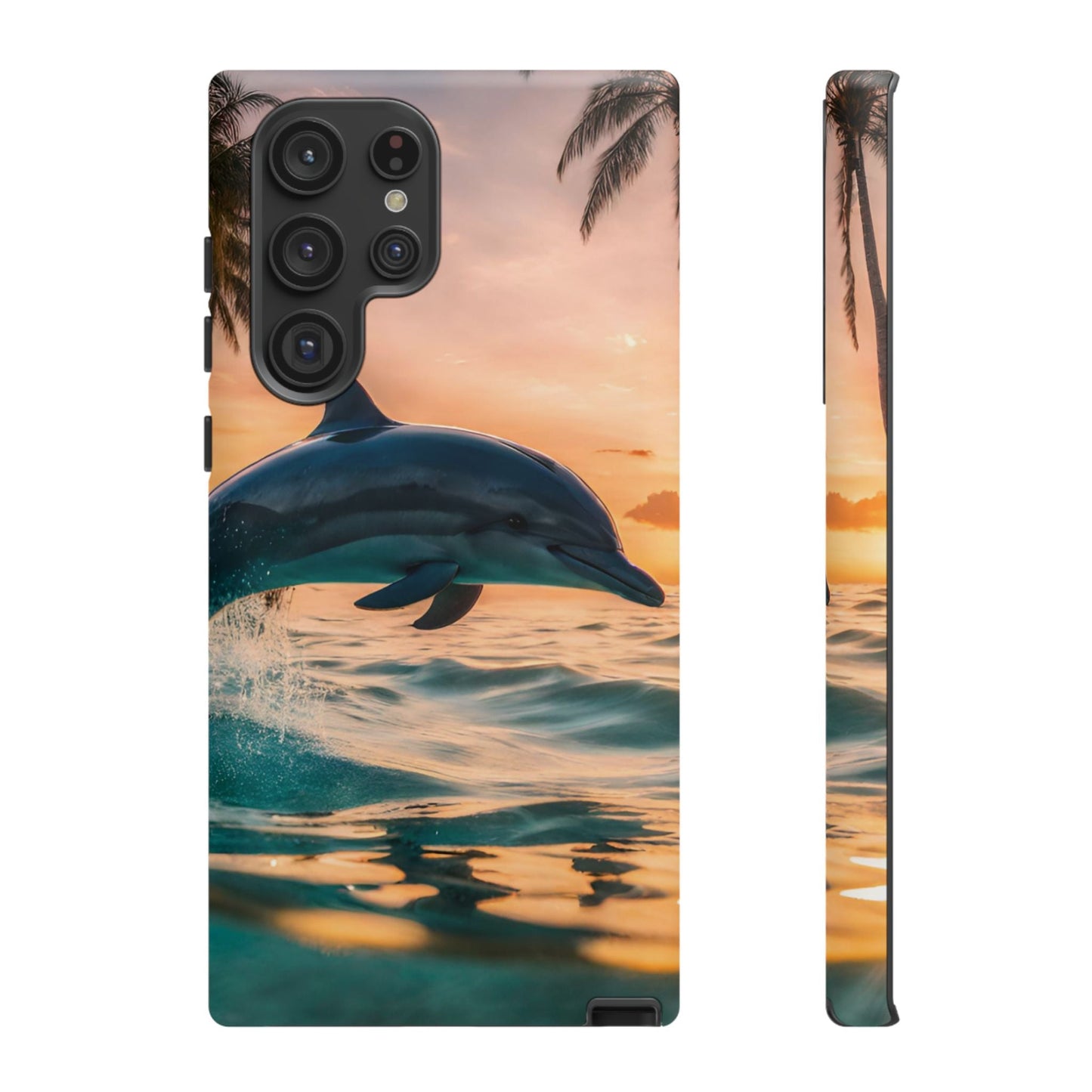 Tropical Sunset Dolphin - Samsung Galaxy Case - BOGO Cases
