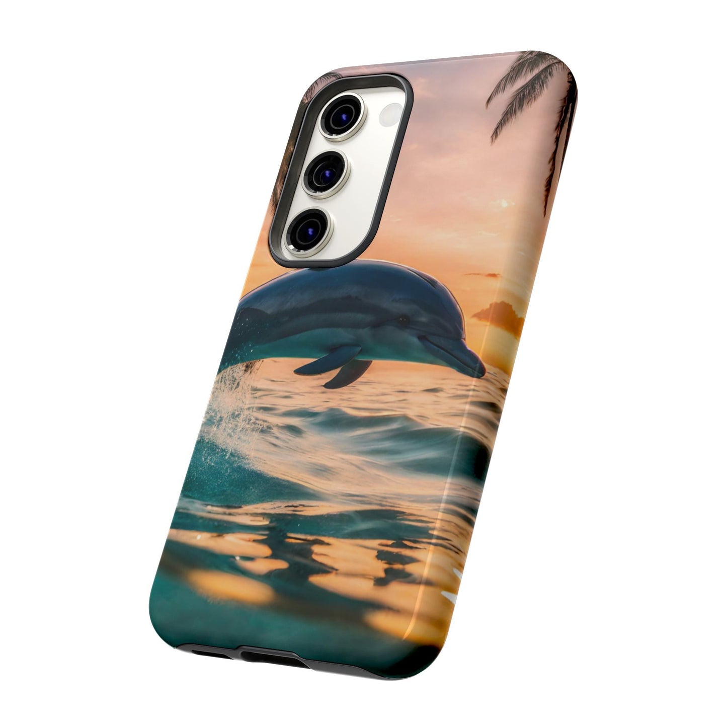 Tropical Sunset Dolphin - Samsung Galaxy Case - BOGO Cases