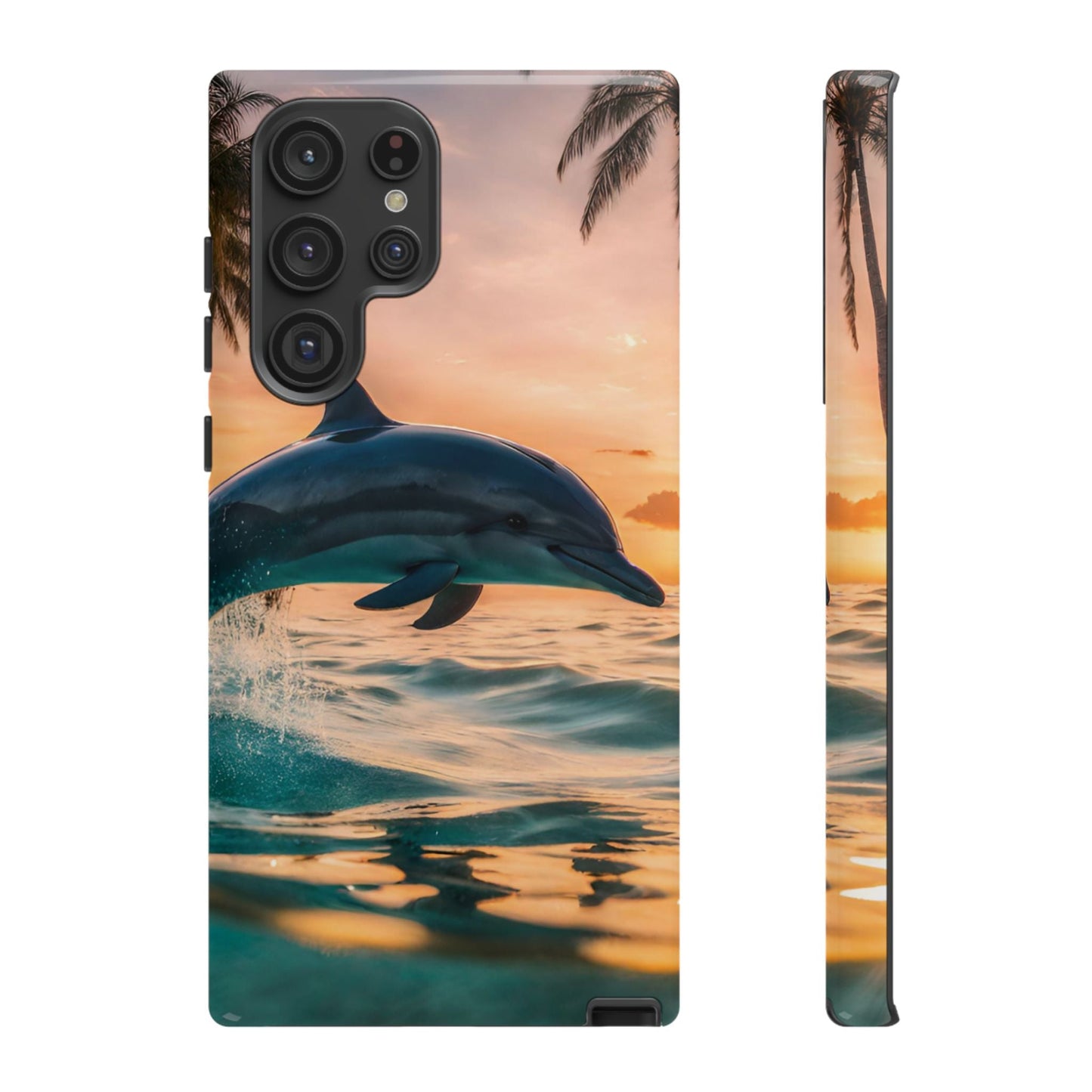 Tropical Sunset Dolphin - Samsung Galaxy Case - BOGO Cases