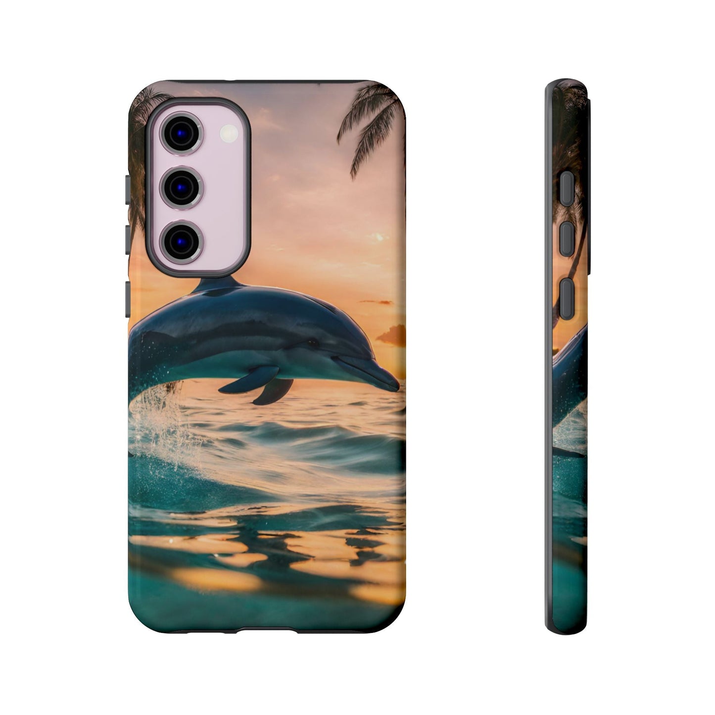 Tropical Sunset Dolphin - Samsung Galaxy Case - BOGO Cases