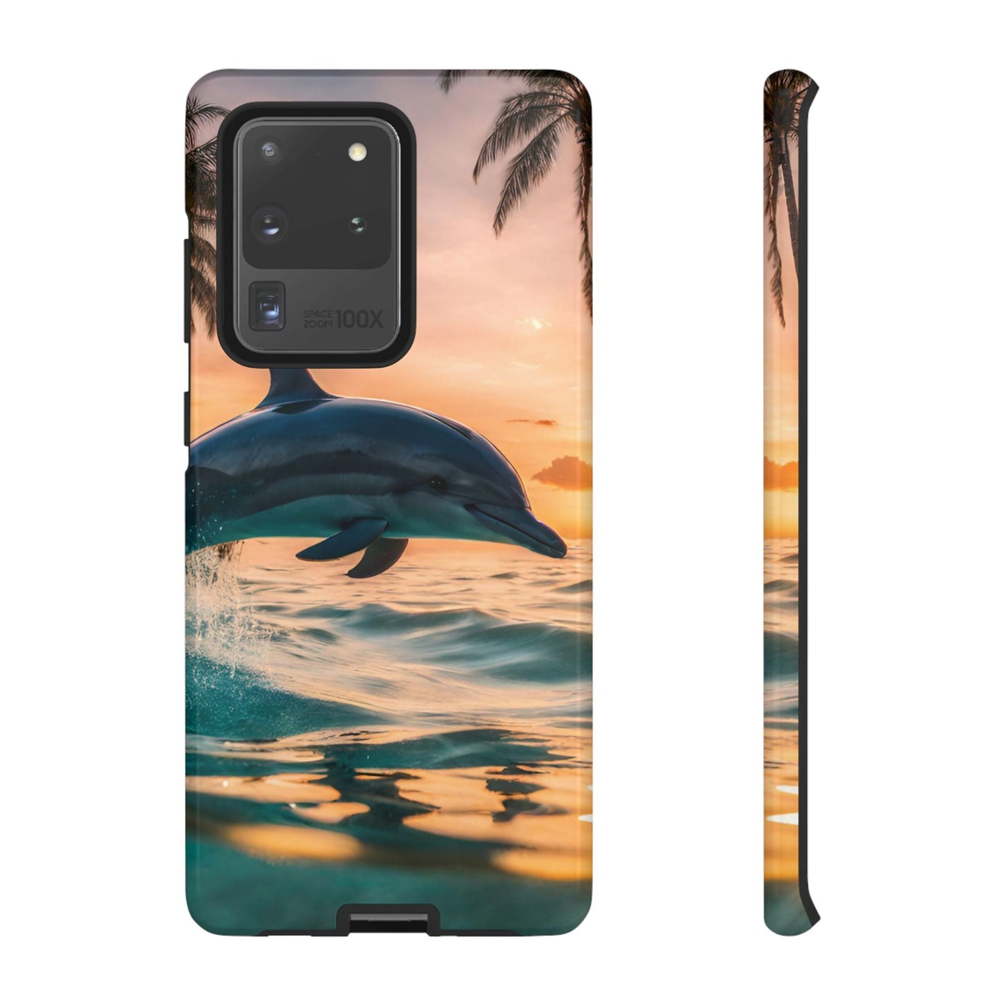 Tropical Sunset Dolphin - Samsung Galaxy Case - BOGO Cases