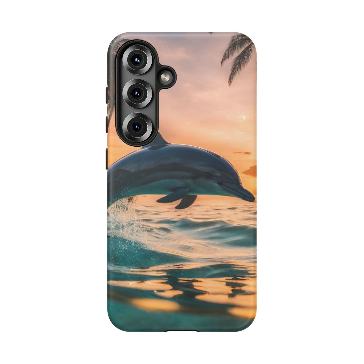 Tropical Sunset Dolphin - Samsung Galaxy Case - BOGO Cases